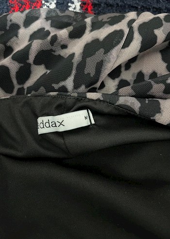 Gri Desenli Uzun Askılı Kadın Elbise - Görsel 4