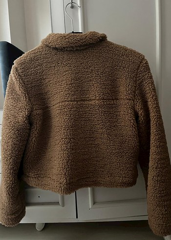 Kahverengi Kürk Detaylı Kadın Mont - Görsel 2