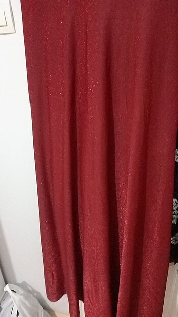 50 Beden bordo Renk Abiye