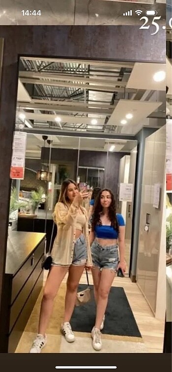 xs Beden Zara crop top