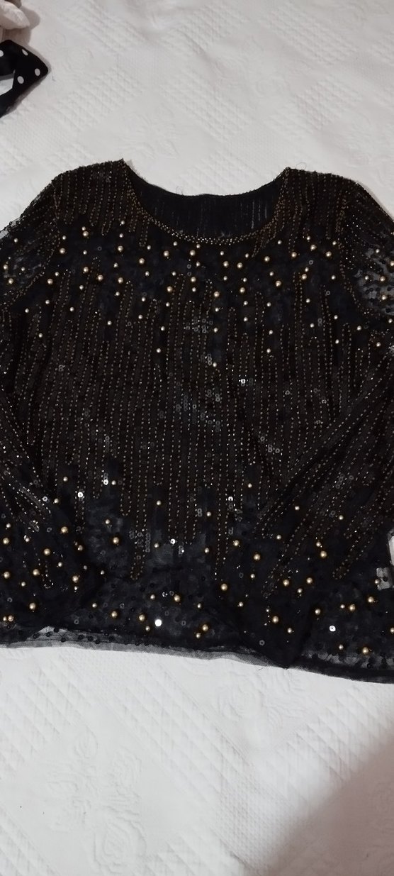 Payetli İşlemeli  bluz - Görsel 5
