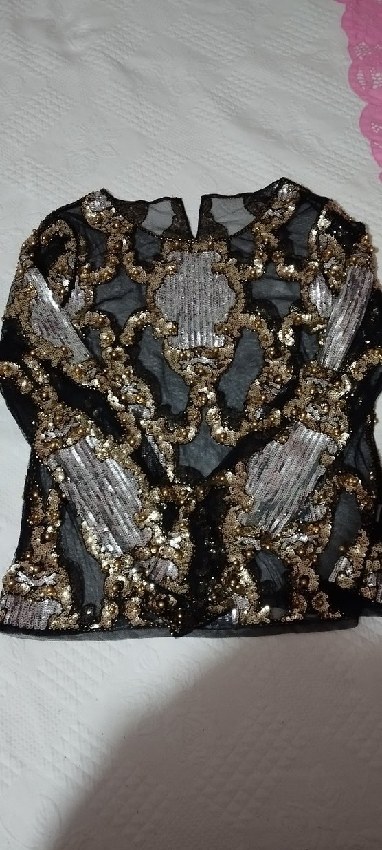 Payetli İşlemeli  bluz - Görsel 2