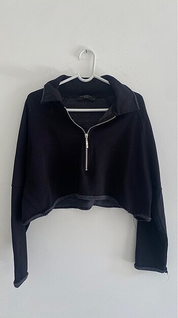 s Beden siyah Renk Behice Sağlam Crop (BSL Fashion)