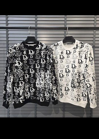 Erkek Baskılı Pamuklu Uzun Kollu Sweatshirt