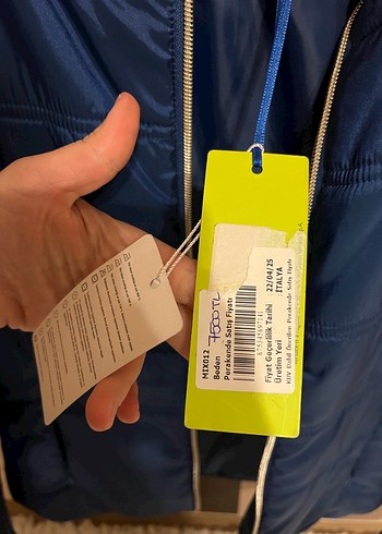 Orj versace etiketli şişme ceket - Görsel 3