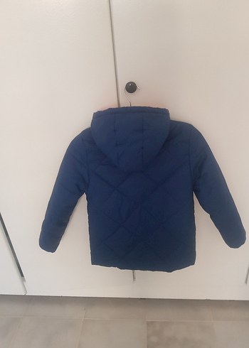 LC Waikiki Koyu Mavi Erkek Çocuk Kapüşonlu Fermuarlı Mont