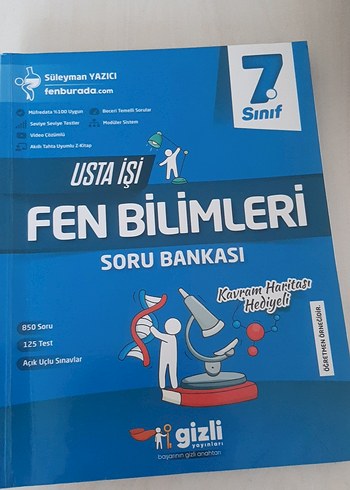 7. Sınıf Fen Bilimleri Soru Bankası Usta İşi