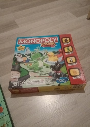Monopoly Junior Çok Renkli Çocuk Oyunu