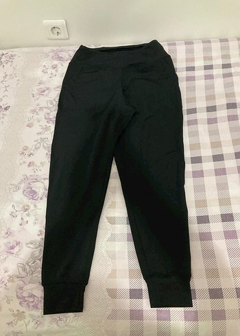 s Beden Siyah Beli Kemerli Spor Tayt