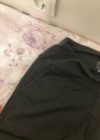 s Beden siyah Renk Siyah Beli Kemerli Spor Tayt