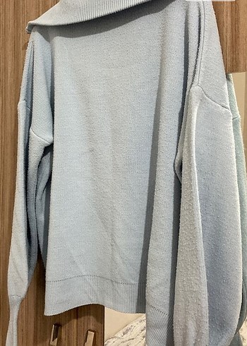diğer Beden Yumuşak Dokulu Kadın Triko Sweatshirt
