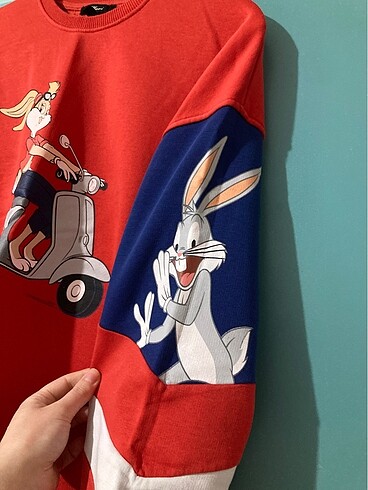 xs Beden Mavi marka sweatshirt