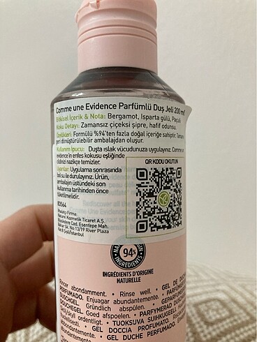  Beden Yves rocher duş jeli