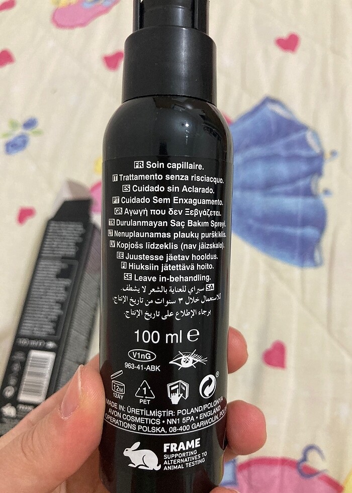 Durulanmayan saç bakım spreyi - Görsel 3