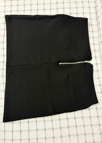LC Waikiki Kadın Siyah Mini Etek Fermuarlı