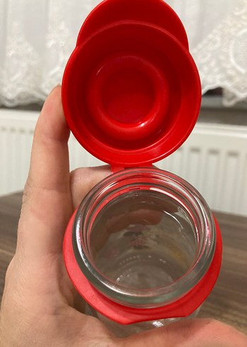 Kırmızı Kapaklı Minnie Mouse Bebek Şişesi - Görsel 4