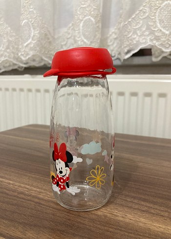 Kırmızı Kapaklı Minnie Mouse Bebek Şişesi - Görsel 2