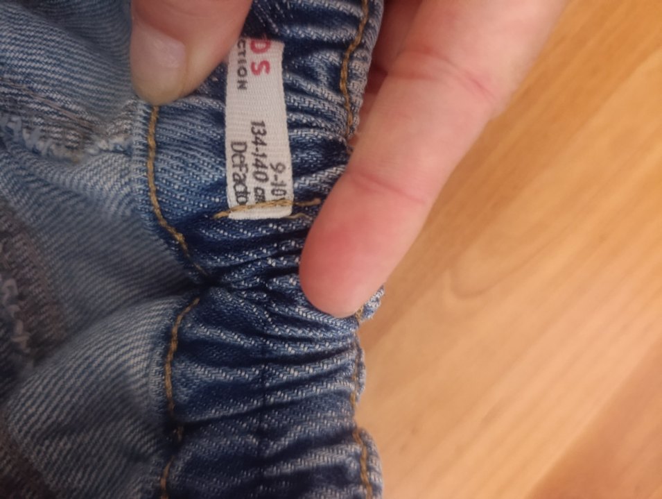 kız çocuk kot şort - Görsel 2