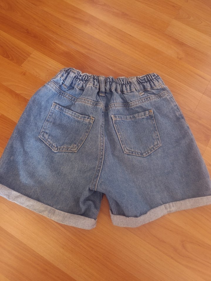 kız çocuk kot şort - Görsel 3