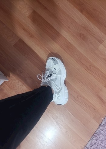 Kadın Beyaz Gri Platform Spor Ayakkabı - Görsel 5