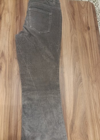 Kadın Gri Normcore Dar Kesim Kot Pantolon - Görsel 9