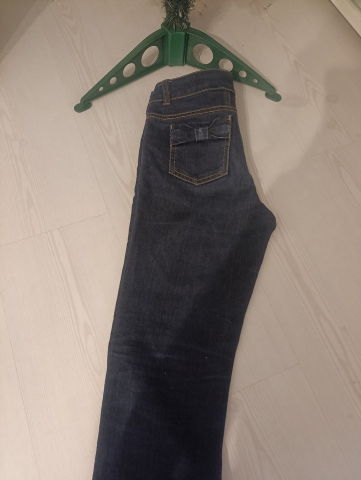 Kadın Gri Normcore Dar Kesim Kot Pantolon - Görsel 3