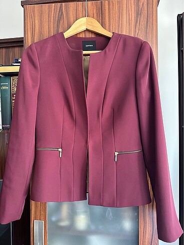 Bordo koton ceket