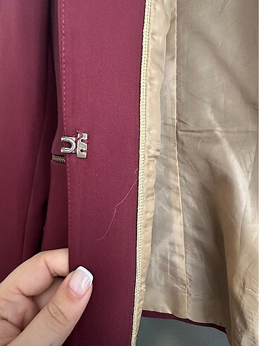 36 Beden Bordo koton ceket