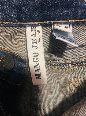 40 Beden Mango Jean Kot pantolon