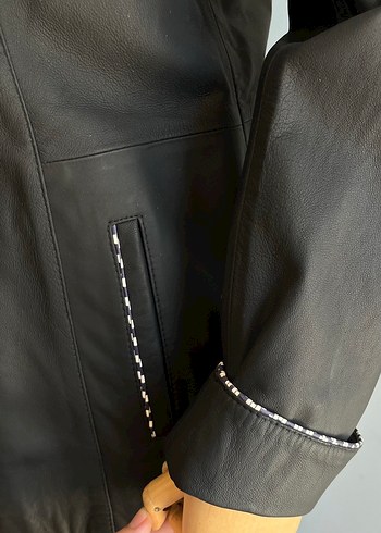 Derimod Su İtici Kadın Deri Ceket - Görsel 3