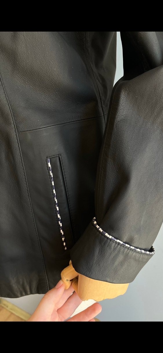 Derimod Su İtici Kadın Deri Ceket - Görsel 3