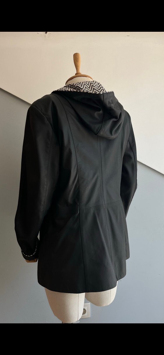 Derimod Su İtici Kadın Deri Ceket - Görsel 4