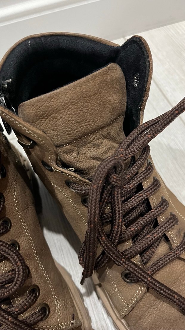 Kahverengi unisex bot - Görsel 5