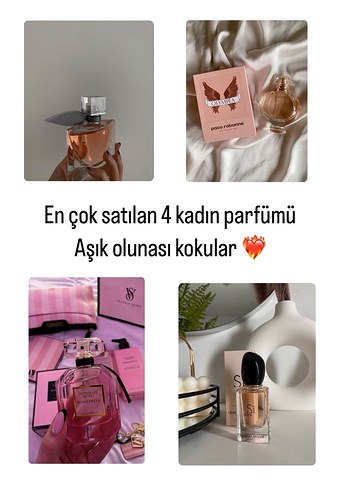 4 adet parfüm