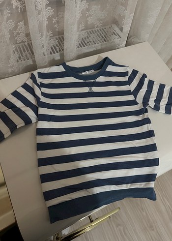 Mavi Çizgili swett erkek cocuk - Görsel 2