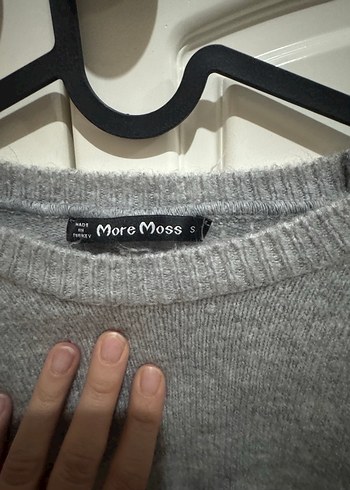 Gri Kadın Triko Bisiklet Yaka Kazak - Görsel 2