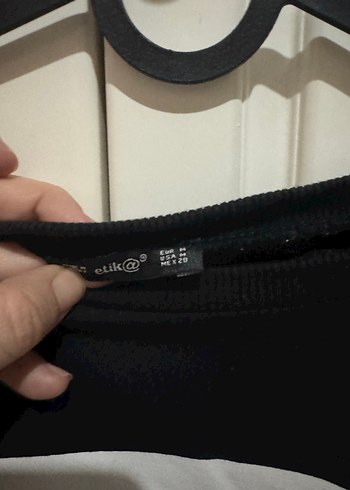 Siyah Pamuklu Uzun Kollu Kadın Sweatshirt - Görsel 3