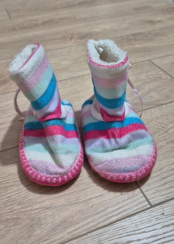 Kızlar için Çok Renkli Bohem Sıcak Ev Terliği - Görsel 3