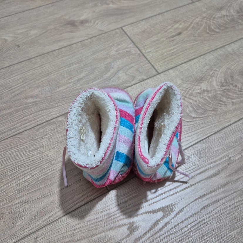 Kızlar için Çok Renkli Bohem Sıcak Ev Terliği - Görsel 5