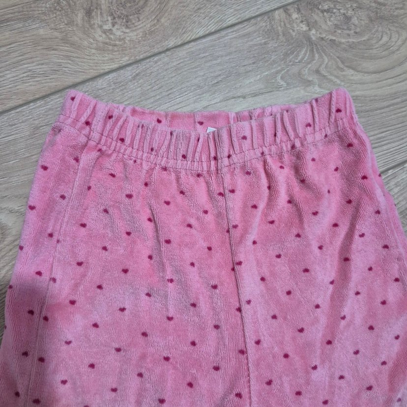 Düğme Detaylı Pembe Kız Çocuk Tayt - Görsel 2