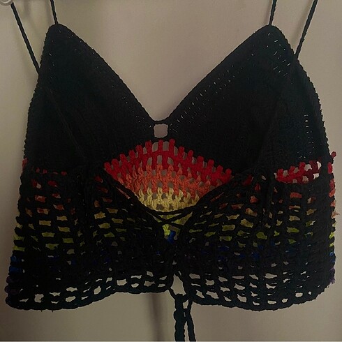 Diğer Örgü crop top