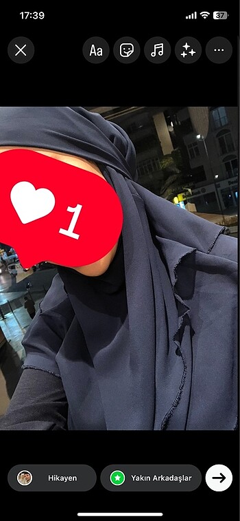 Beden Lacivert şifon Sufle şal
