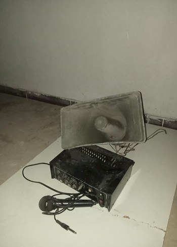 Siyah Mikrofonlu Hoparlör Siren - Görsel 6