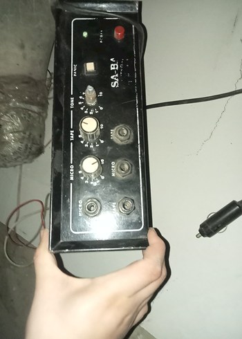 Siyah Mikrofonlu Hoparlör Siren - Görsel 9