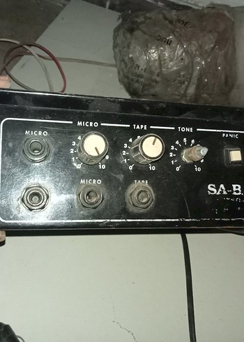 Siyah Mikrofonlu Hoparlör Siren - Görsel 8