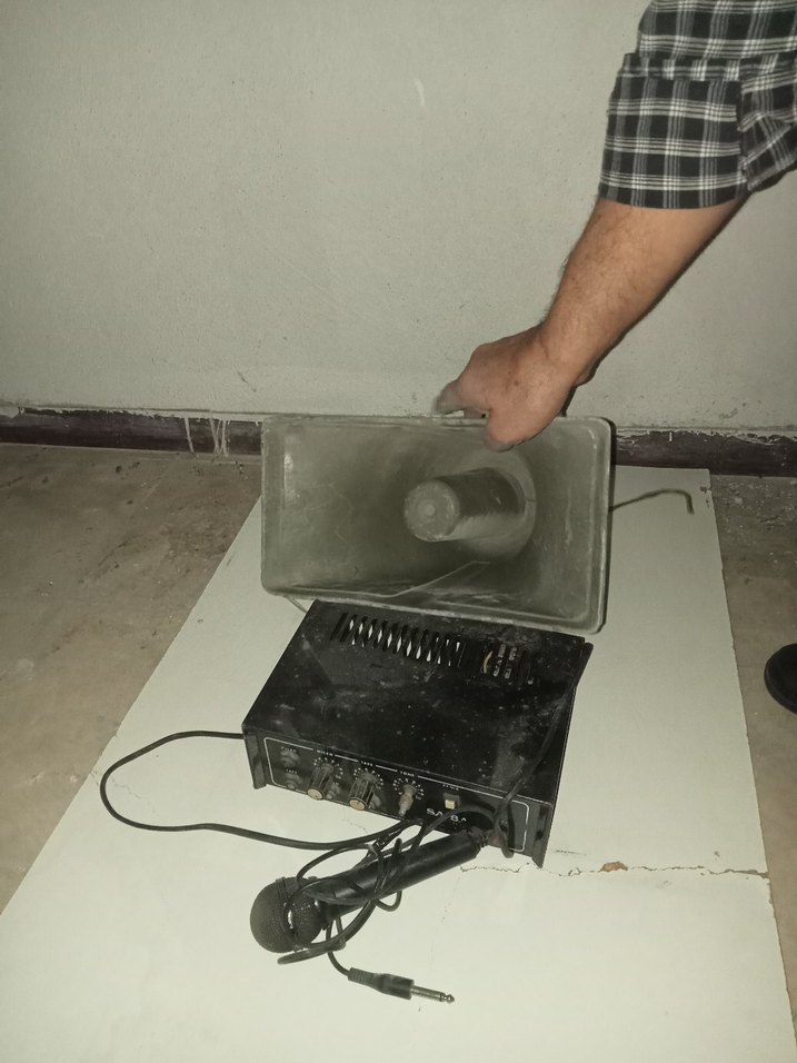 Siyah Mikrofonlu Hoparlör Siren - Görsel 2