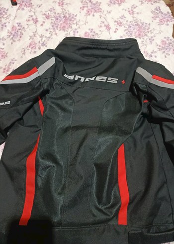 Kırmızı Siyah Biker Erkek Mont - Görsel 2