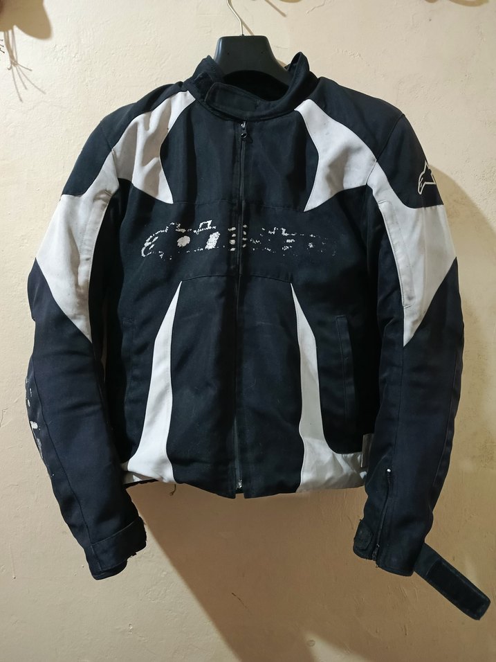 Fermuarlı Siyah Erkek Biker Yelek - Görsel 3