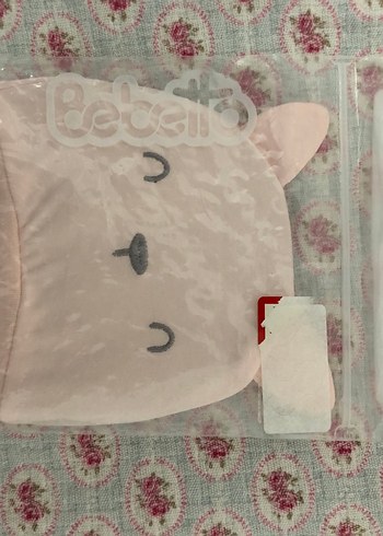Bebetto Pembe Desenli bebek şapka penye