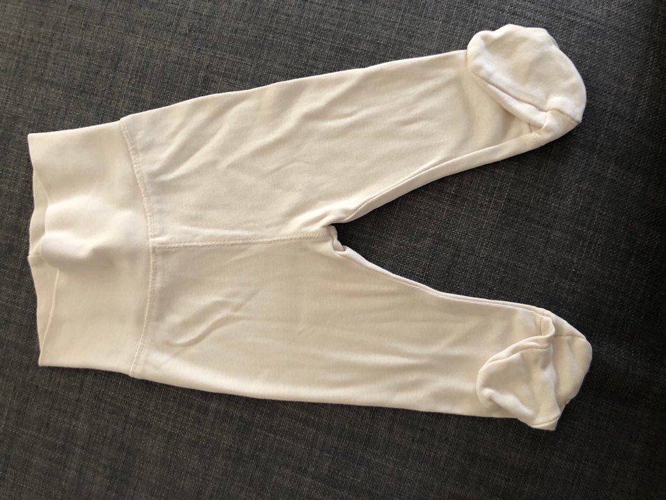 H&M bebek patikli tayt krem renk - Görsel 2